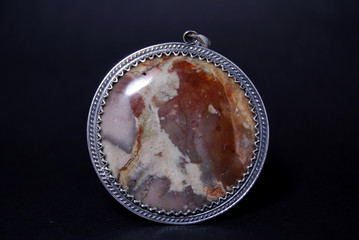 Silver semipreziose ciondolo in filigrana