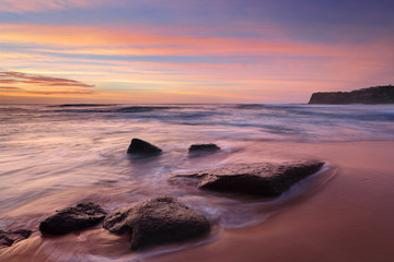 The colours of summer at Bungan beach Australia