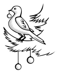 Christmas bird