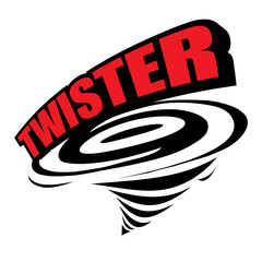 Twister icon vector