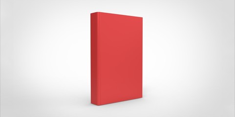 red Book cover isolated on plain background