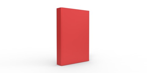 red Book cover isolated on plain background