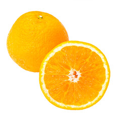 fresh orange isolated