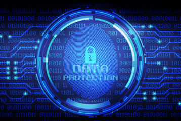 fingerprint and data protection on digital screen