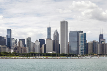 Chicago skyline, Illinois.