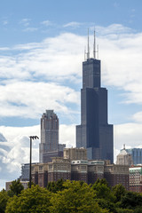 Fototapeta na wymiar Sears Tower in Chicago, Illinois