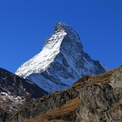 Snow capped Matterhorn