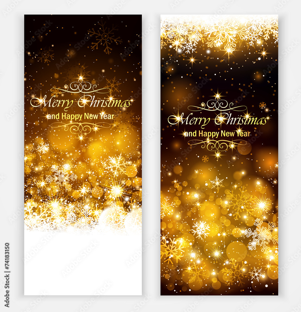 Wall mural christmas greeting card