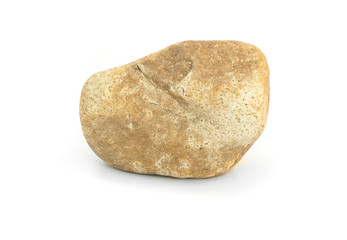 Obraz premium stone on white background