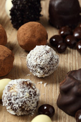 cioccolatini ricoperti al cocco