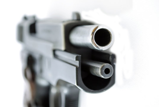 gun isolated on white background