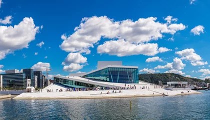 Foto op Canvas The Oslo Opera House © Sergii Figurnyi