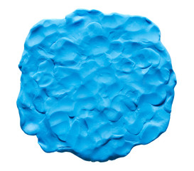 Blue plasticine texture - 74184584