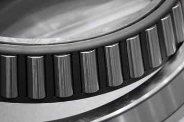 Close-up of ball-bearing