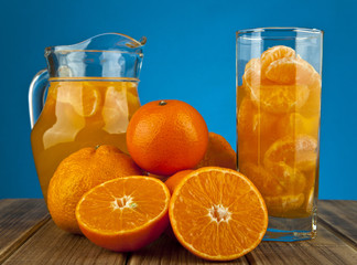 oranges and juice
