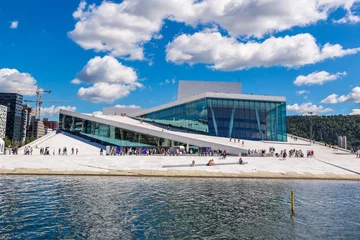 Zelfklevend Fotobehang The Oslo Opera House © Sergii Figurnyi