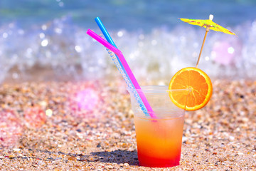 Cocktail - refreshing summer drink