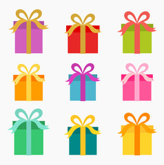 Christmas presents set