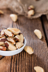 Fototapeta na wymiar Portion of Brazil Nuts