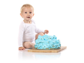 Baby smashing cake - 74186704