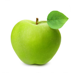 Green apple isolated