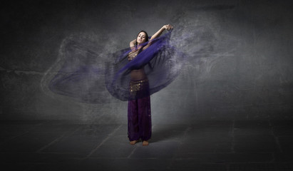 belly dancer in a burqa explosion
