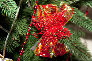 Decoration  on Christmas tree