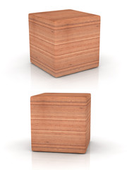 wood cube