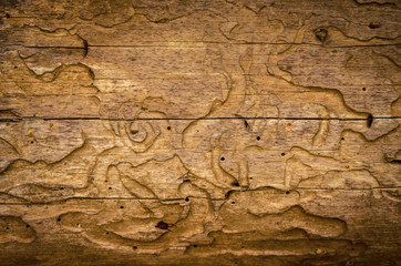 very old wooden desk