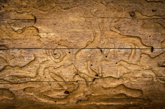 very old wooden desk