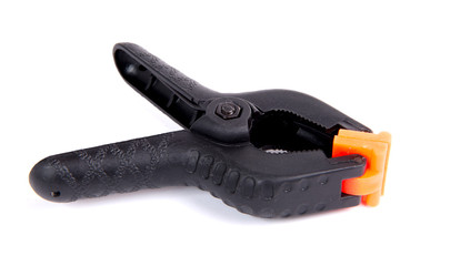 Obraz premium black plastic clamp for DIY