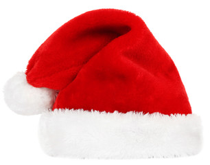 Santa hat isolated on white