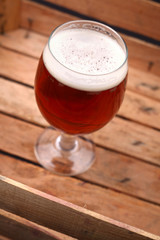 Beer in a crate