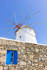Obraz na płótnie Canvas windmill of Mykonos Island,Greece