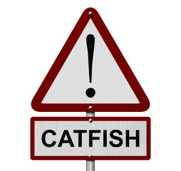 Catfish Caution Sign