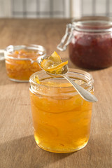 Delicious homemade marmalade and jams