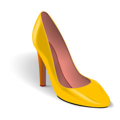 Escarpin jaune