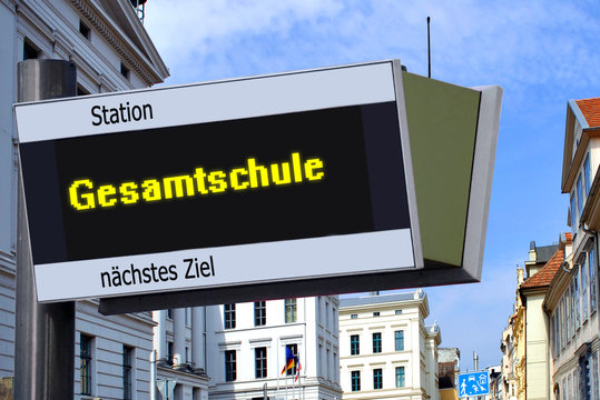 Anzeigetafel 7 - Gesamtschule © Thomas Reimer