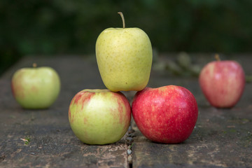 Apfel Pyramide
