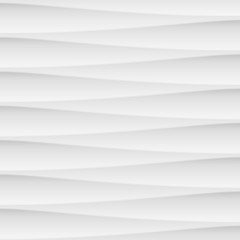 White wave seamless texture. Vector