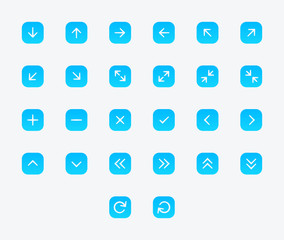 Arrows icon set | Vector