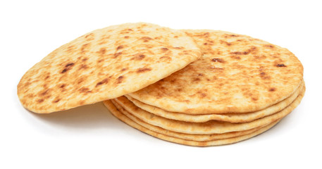 stack of flat cakes (pancakes)