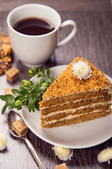 coffee with cake