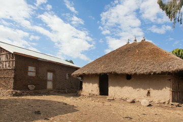 Fototapeta na wymiar Traditional Ethiopian house