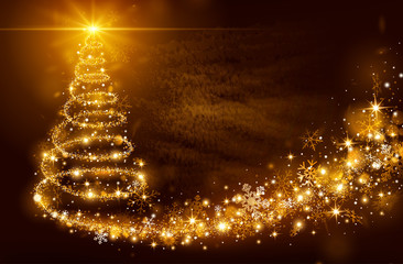 Christmas magic tree