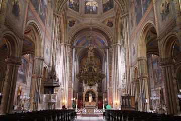 Fototapeta na wymiar Vienna landmark - Altlerchenfelder Kirche