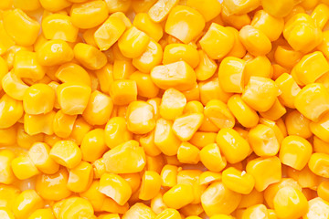 Boiled corn seeds
