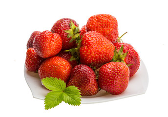 Strawberry in the bowl