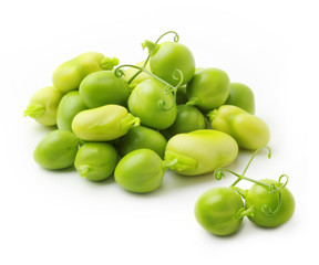 Green peas and beans