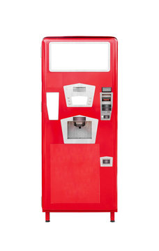 Soft drink vending machine